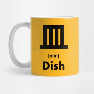 Dish Chinese Character (Radical 108) Mug